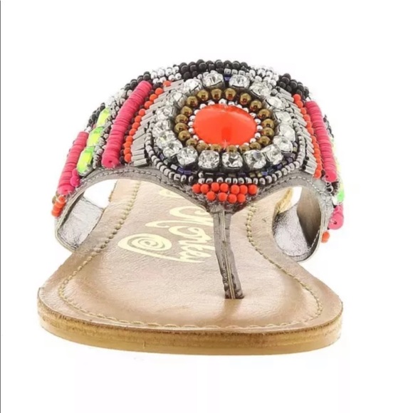 Naughty Monkey Fuchsia Electric Shine Sandal 9 - Picture 5 of 7